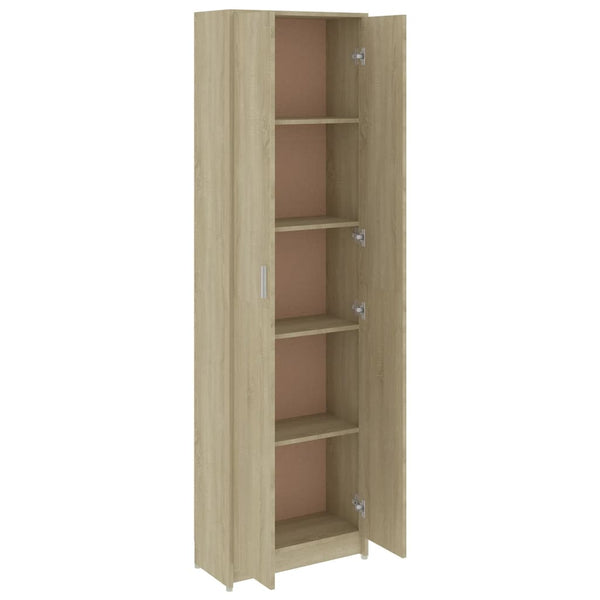 vidaXL Wardrobe Sonoma Oak 55x25x189 cm Engineered Wood