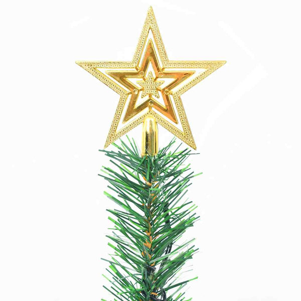 vidaXL Artificial Christmas Tree with Lights & Baubles Green 64 cm