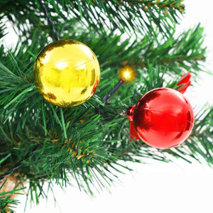 vidaXL Artificial Christmas Tree with Lights & Baubles Green 64 cm
