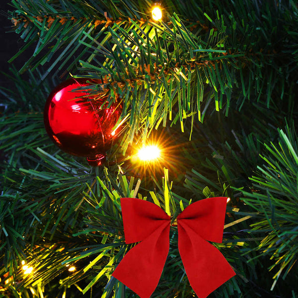 vidaXL Artificial Christmas Tree with Lights & Baubles Green 64 cm