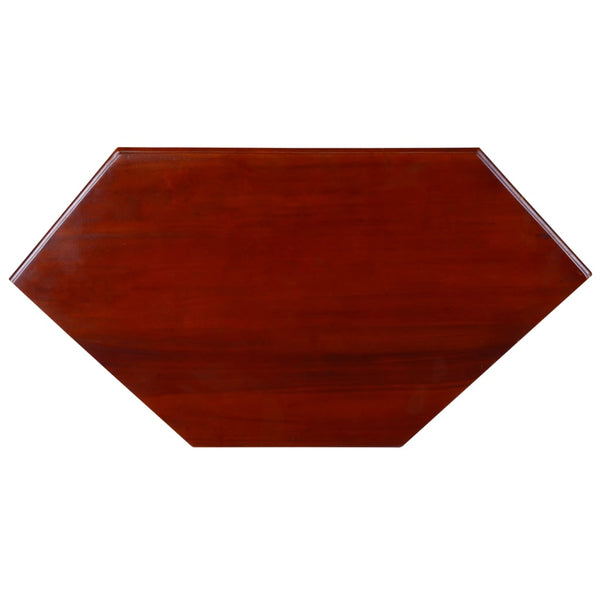 vidaXL Corner TV Cabinet Classic Brown Solid Mahogany Wood