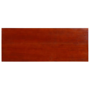 vidaXL Console Table Classic Brown 90x30x75 cm Solid Mahogany Wood
