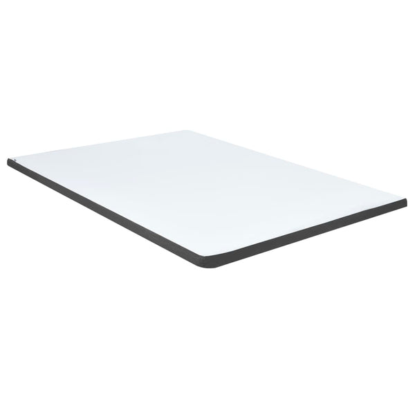 vidaXL Dark Grey Fabric Box Spring Bed 140x200 cm