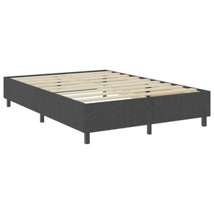vidaXL Dark Grey Fabric Box Spring Bed 180x200 cm