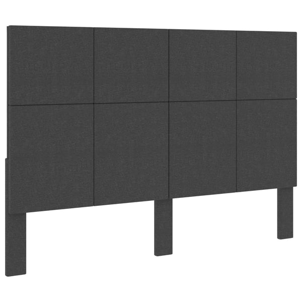 vidaXL Dark Grey Fabric Box Spring Bed 180x200 cm