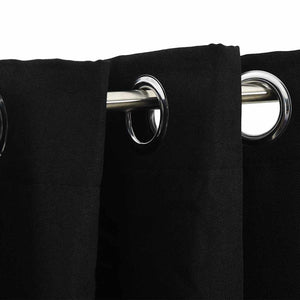 Schwarze Verdunkelungsvorhänge 140x245cm, 2er-Set