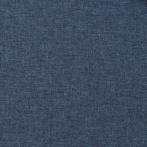 vidaXL Eyelet Blackout Curtain Linen Look Blue 290x245 cm