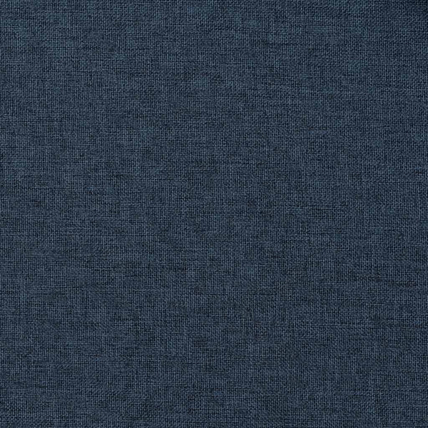 vidaXL Blackout Curtains with Hooks Linen Look 2 pcs Blue 140x175 cm