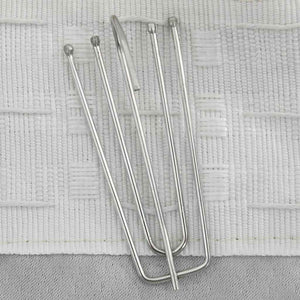 vidaXL Blackout Curtains 2 pcs. Hook Linen Look Beige 140x175 cm