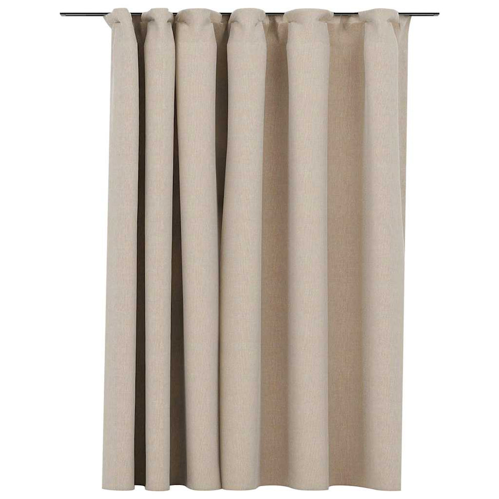 Beige Verdunkelungsvorhang 290x245 cm