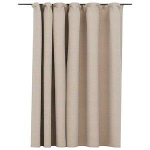 Beige Verdunkelungsvorhang 290x245 cm