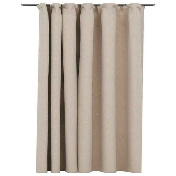 Beige Verdunkelungsvorhang 290x245 cm