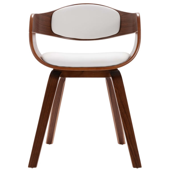 vidaXL Dining Chairs 4 pcs. Bentwood and Faux Leather