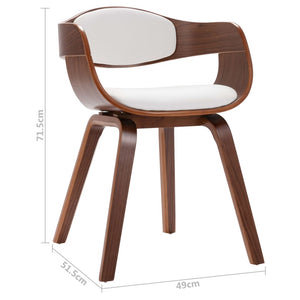vidaXL Dining Chairs 6 pcs. Bentwood and Faux Leather