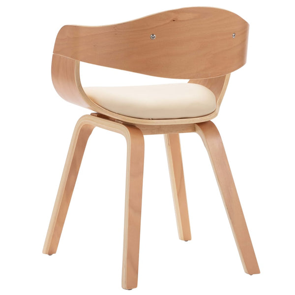vidaXL Dining Chairs 4 pcs. Bentwood and Faux Leather
