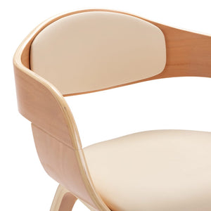 vidaXL Dining Chairs 6 pcs. Bentwood and Faux Leather