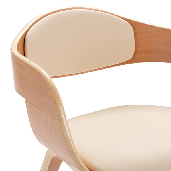 vidaXL Dining Chairs 6 pcs. Bentwood and Faux Leather