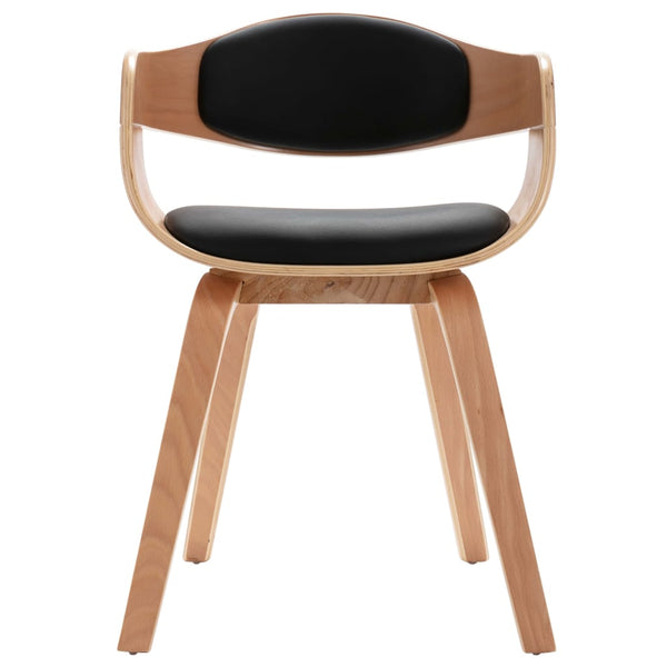 vidaXL Dining Chairs 4 pcs. Bentwood and Faux Leather