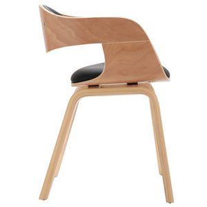 vidaXL Dining Chairs 4 pcs. Bentwood and Faux Leather