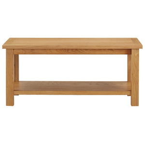 vidaXL Coffee table 90 x 45 x 40 cm solid oak