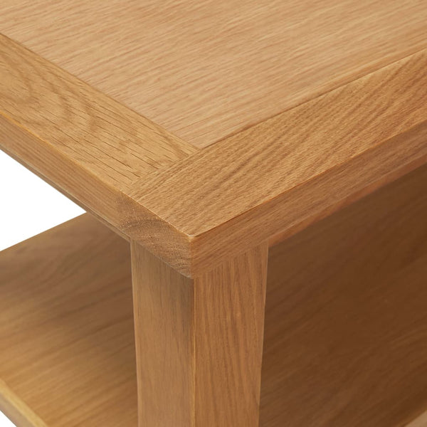 vidaXL Coffee table 90 x 45 x 40 cm solid oak