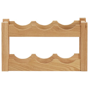 vidaXL Wine Rack for 6 Bottles 37 x 21 x 21 cm Solid Oak