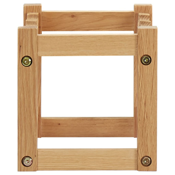 vidaXL Wine Rack for 6 Bottles 37 x 21 x 21 cm Solid Oak