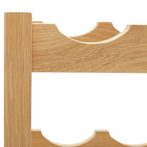 vidaXL Wine Rack for 6 Bottles 37 x 21 x 21 cm Solid Oak