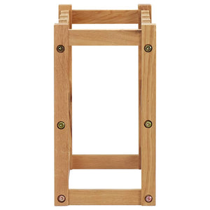 vidaXL Wine Rack for 12 Bottles 47 x 21 x 36 cm Solid Oak Wood