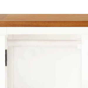 vidaXL Wardrobe 76x52x105 cm Solid Oak Wood