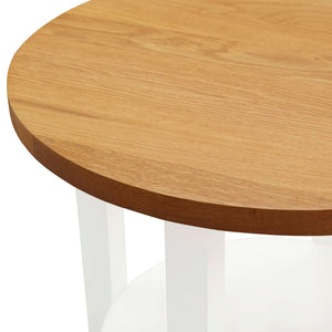 vidaXL Side Table 40x50 cm Solid Oak