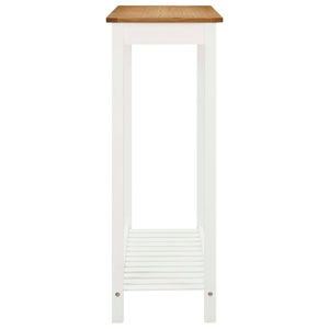 vidaXL Bar Table 100x40x110 cm Solid Oak Wood