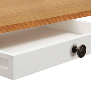 vidaXL Bar Table 100x40x110 cm Solid Oak Wood