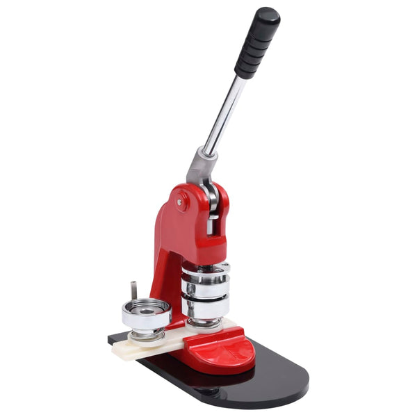 vidaXL Button Maker with Circle Cutter 37 mm