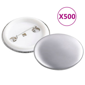 vidaXL Button Parts 500 Sets 37 mm