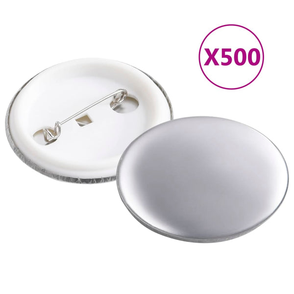 vidaXL Button Parts 500 Sets 37 mm