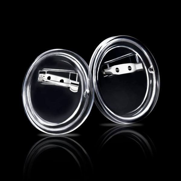 vidaXL Pin Button Set 100 pcs. Acrylic 44 mm