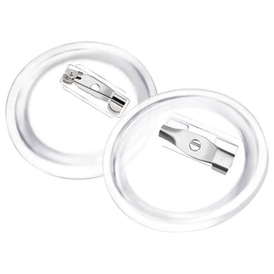 vidaXL Pin Button Set 100 pcs Acrylic 25 mm