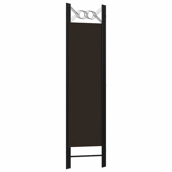 vidaXL 3-Panel Room Divider Brown 120 x 180 cm