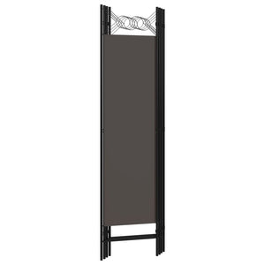 vidaXL 4-Panel Room Divider Anthracite 160 x 180 cm