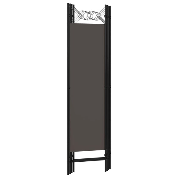 vidaXL 4-Panel Room Divider Anthracite 160 x 180 cm