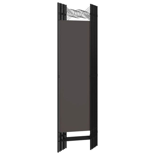 vidaXL 6-Panel Room Divider Anthracite 240 x 180 cm