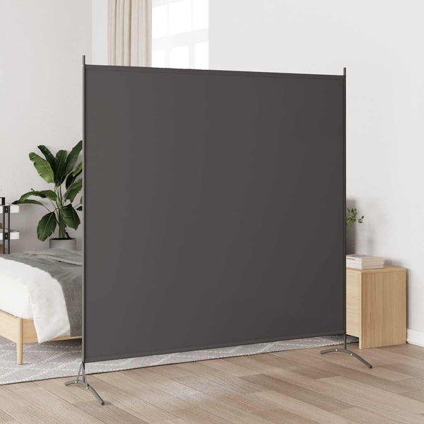 vidaXL Room Divider Anthracite 175x180 cm Fabric
