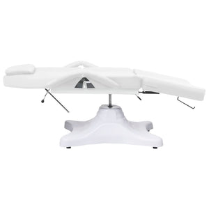 vidaXL Massage Table White 180x62x(86.5-118) cm