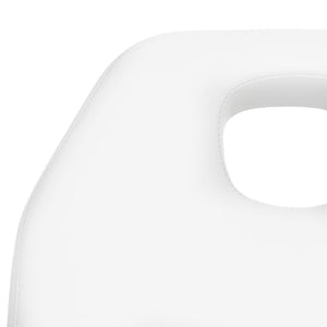 vidaXL Massage Table White 180x62x(86.5-118) cm
