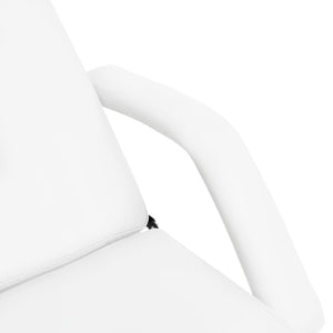 vidaXL Massage Table White 180x62x(86.5-118) cm