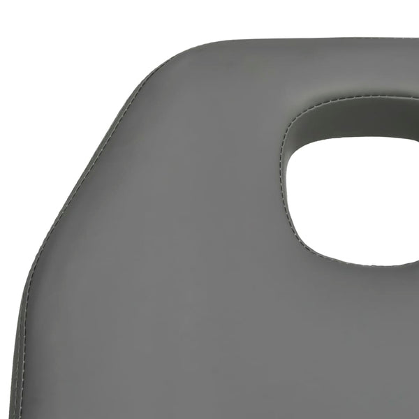 vidaXL Massage Table Grey 180x62x(86.5-118) cm