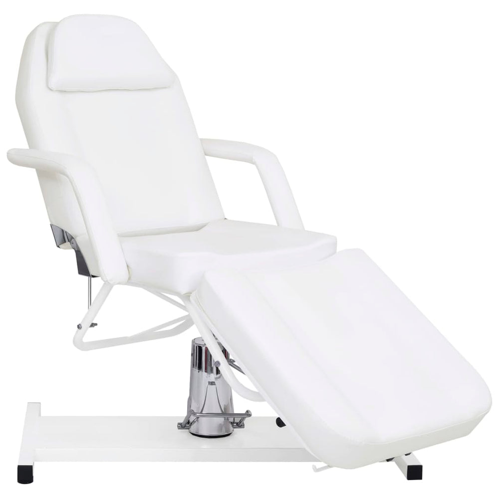 vidaXL Massage Table White 180x62x(87-112) cm