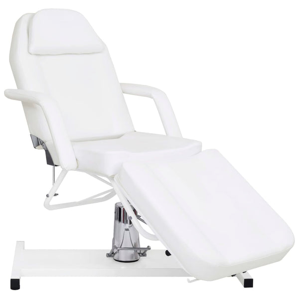 vidaXL Massage Table White 180x62x(87-112) cm