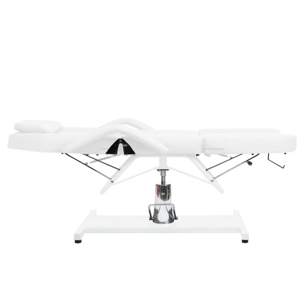 vidaXL Massage Table White 180x62x(87-112) cm